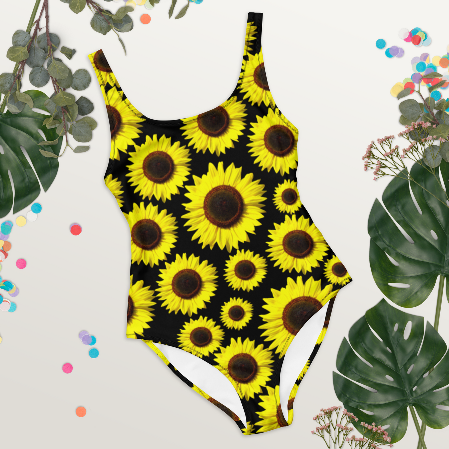 One-Piece Swimsuit - Timeless Sunflower