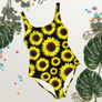 One-Piece Swimsuit - Timeless Sunflower