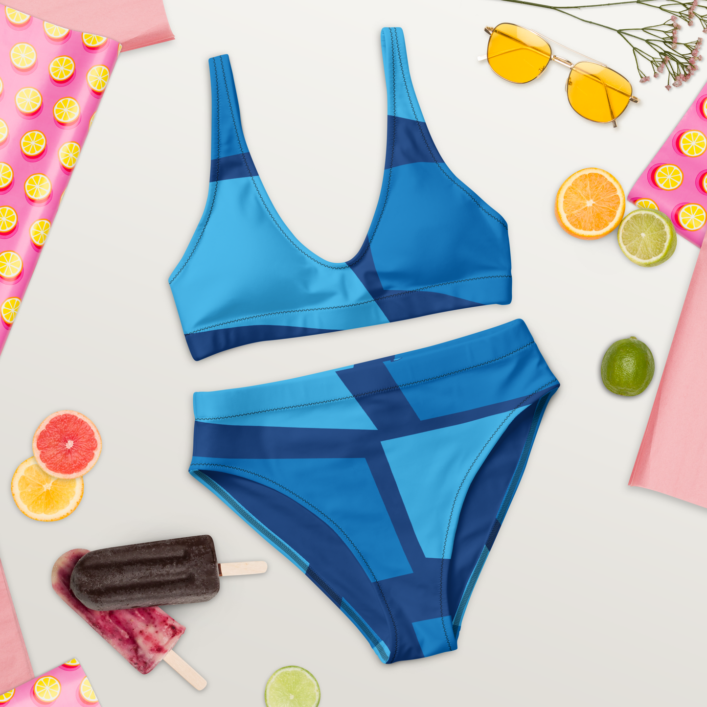 Two-Piece High-Waisted Bikini - Interstellar