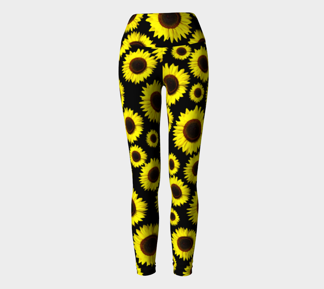 Yoga Leggings - Perennial Sunflower