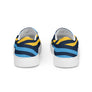 Men’s slip-on canvas shoes - Blue and Yellow Stripes
