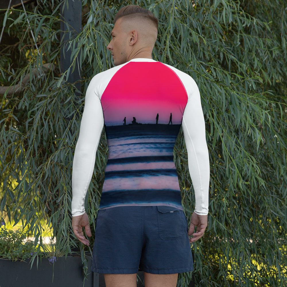 Men's Rash Guard - Tofino Sunset