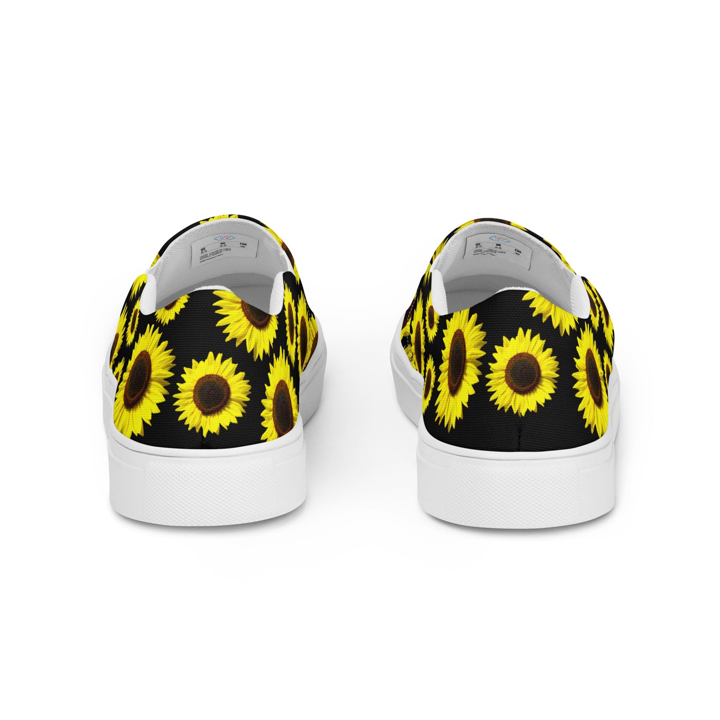 Women’s slip-on canvas shoes - Sunflowers