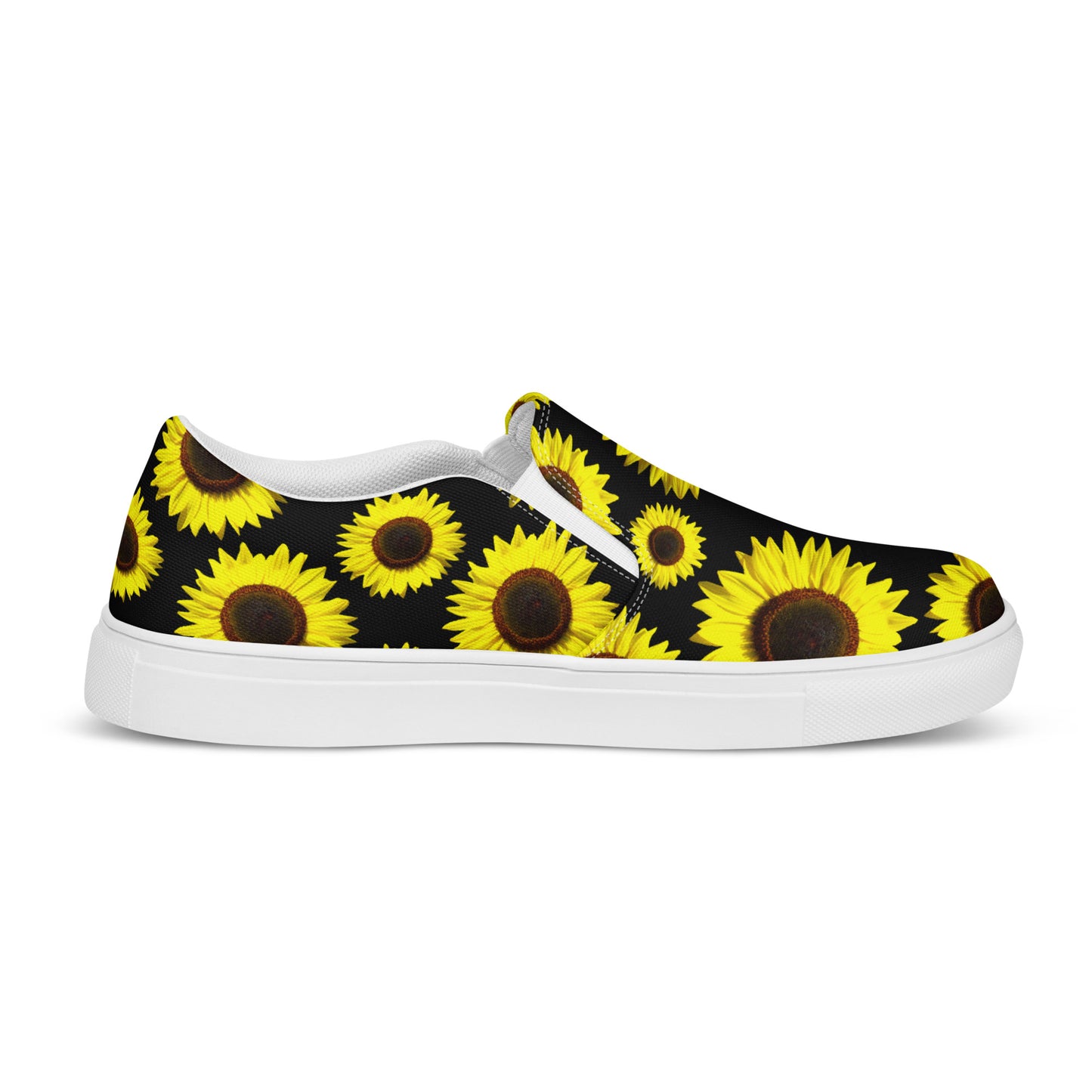 Women’s slip-on canvas shoes - Sunflowers