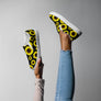 Women’s slip-on canvas shoes - Sunflowers