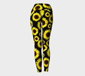 Yoga Leggings - Perennial Sunflower