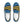 Men’s slip-on canvas shoes - Blue and Yellow Stripes